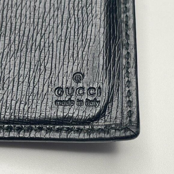 Gucci Calfskin Interlocking G Continental Wallet Black - Preowned - Picture 14 of 15